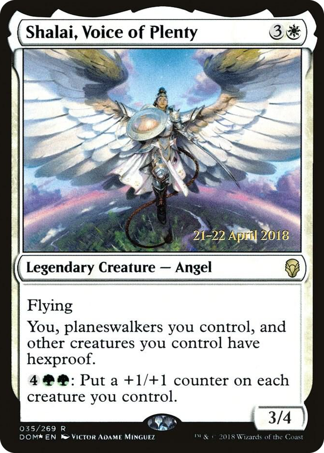 Shalai, Voice of Plenty #35 R - Prerelease Cards Pokemon card