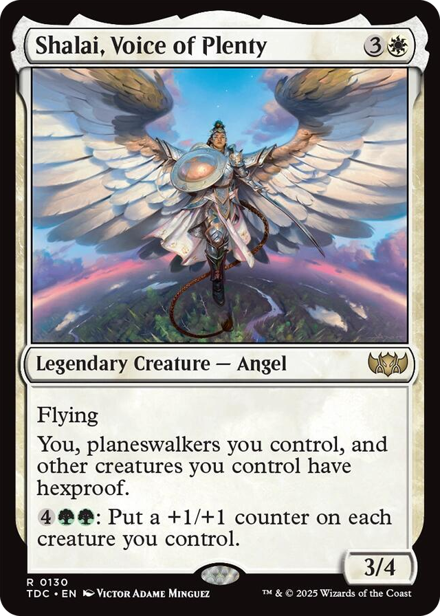 0130 Shalai, Voice of Plenty R Commander: Tarkir: Dragonstorm