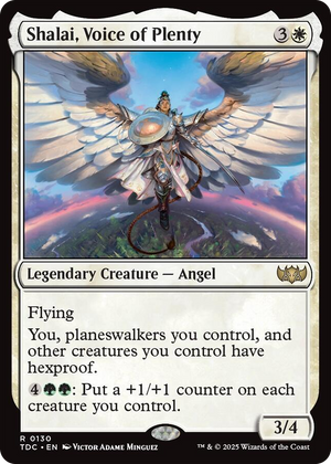 0130 Shalai, Voice of Plenty R Commander: Tarkir: Dragonstorm