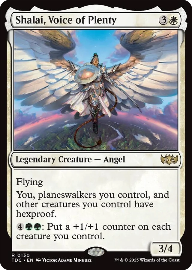 0130 Shalai, Voice of Plenty R Commander: Tarkir: Dragonstorm