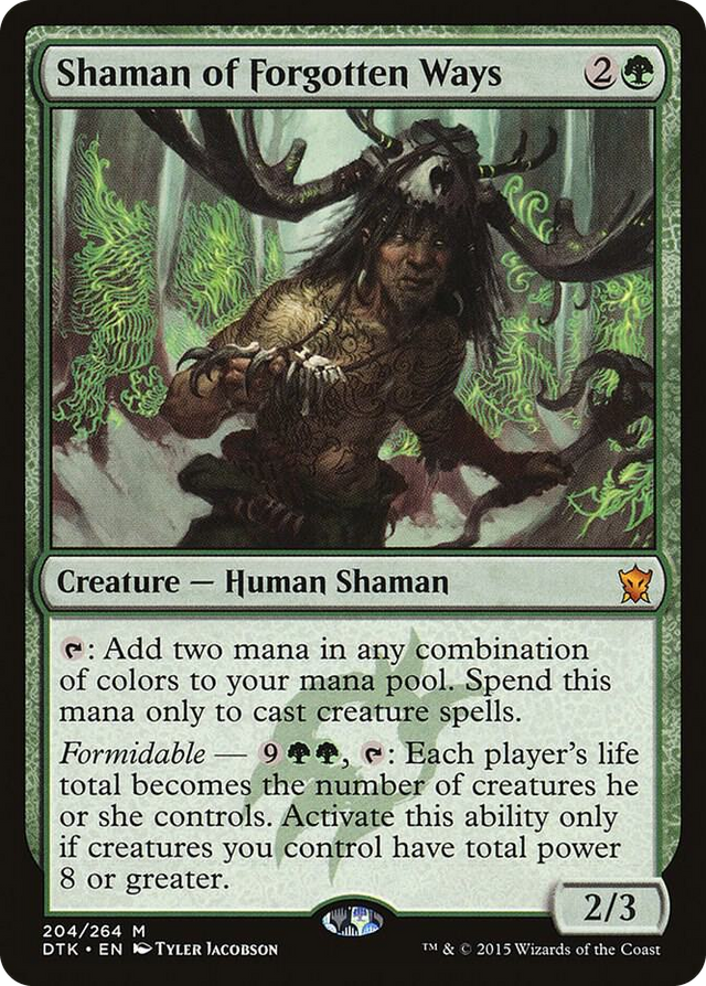 0204 Shaman of Forgotten Ways M Dragons of Tarkir