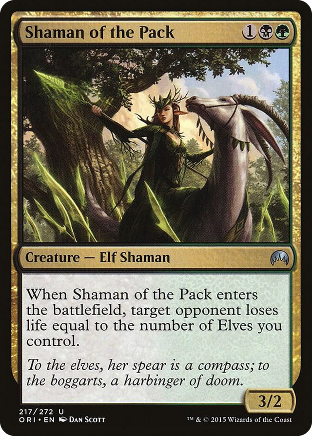 0217 Shaman of the Pack U Magic Origins