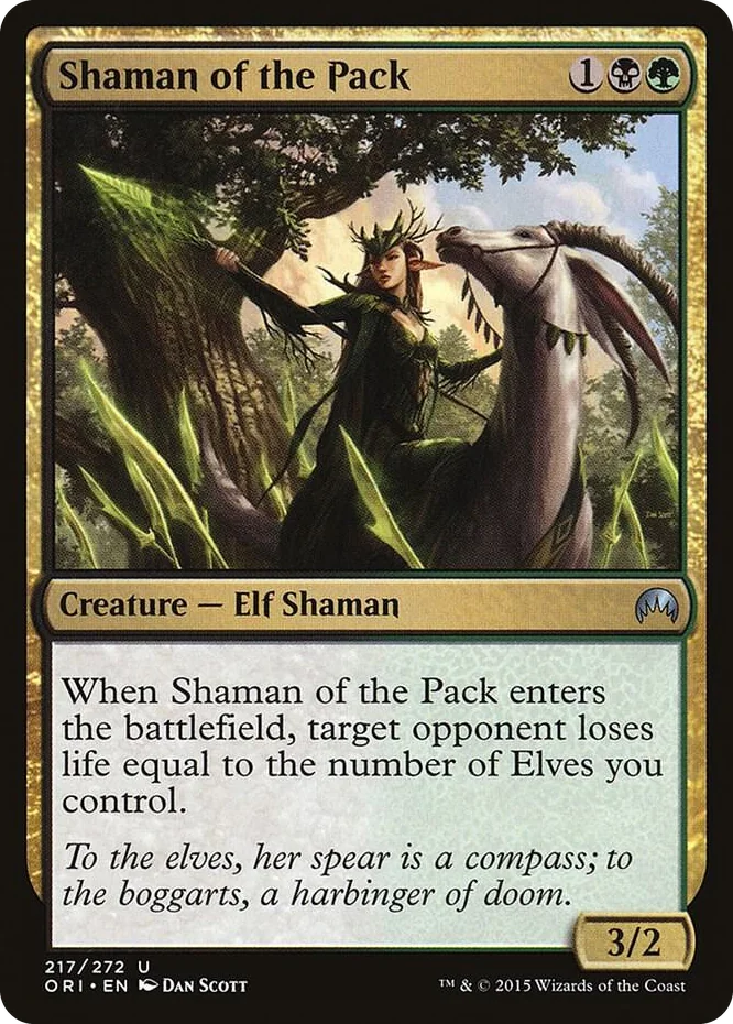 0217 Shaman of the Pack U Magic Origins
