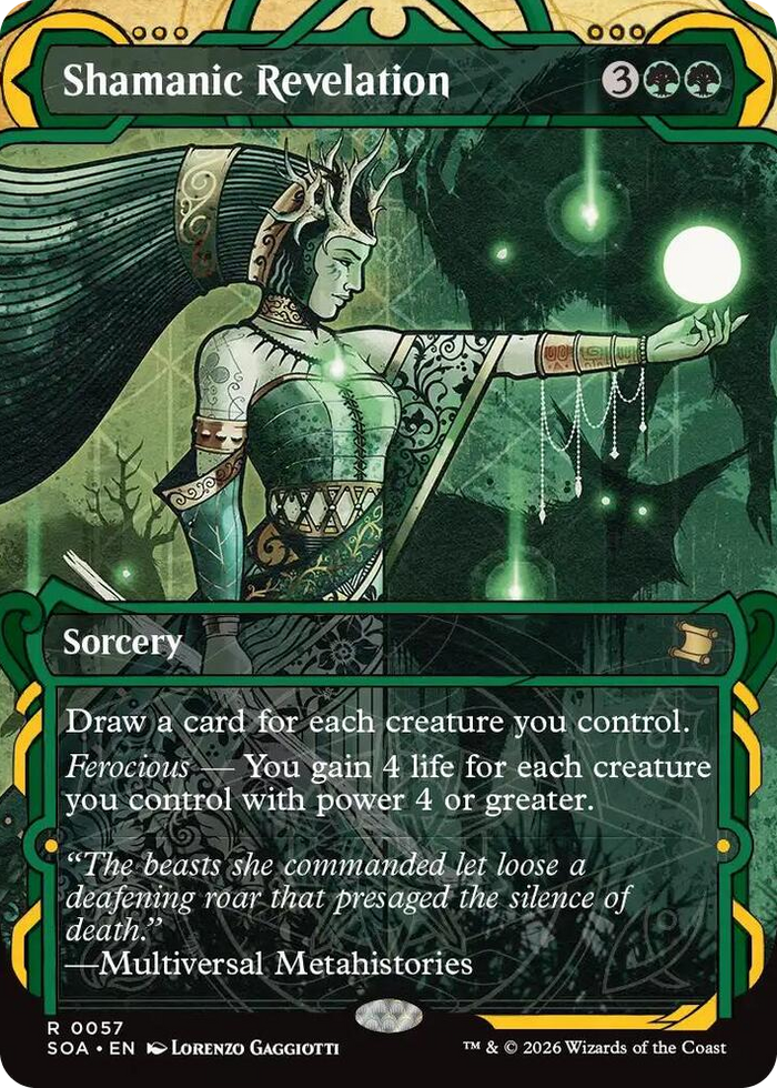 Shamanic Revelation #57 R - Secrets of Strixhaven: Mystical Archive Pokemon card