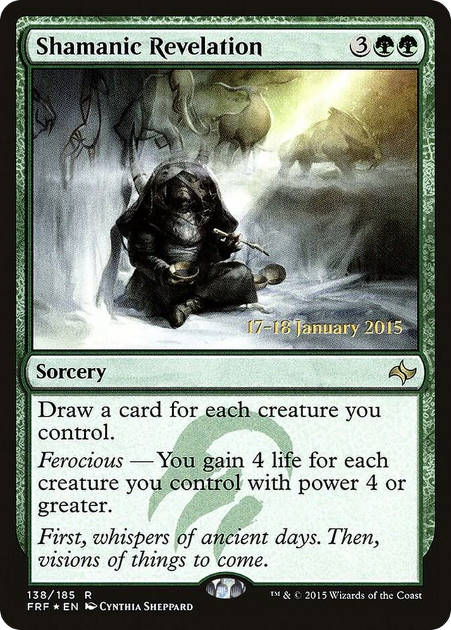 0138 Shamanic Revelation P Prerelease Cards