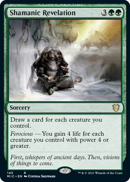 0143 Shamanic Revelation R Commander: Innistrad: Midnight Hunt