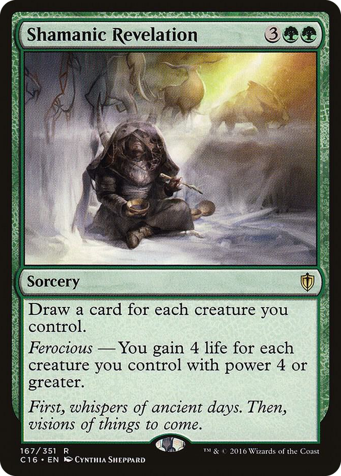 Shamanic Revelation #167 R - Commander 2016 Pokemon card