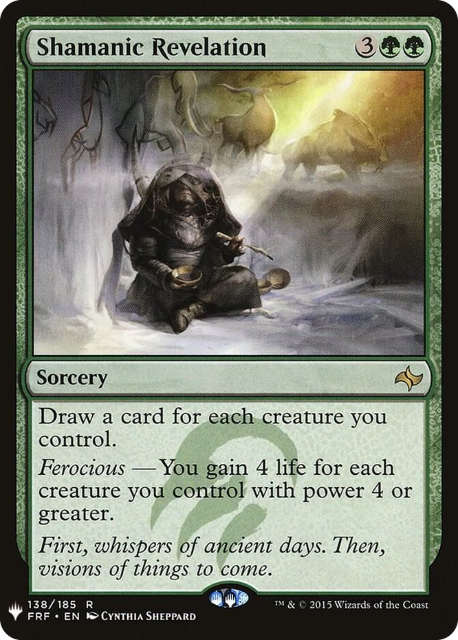 0138 Shamanic Revelation (FRF) R The List Reprints