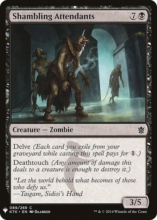 0089 Shambling Attendants C The List Reprints