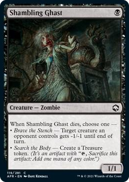 0119 Shambling Ghast C Adventures in the Forgotten Realms