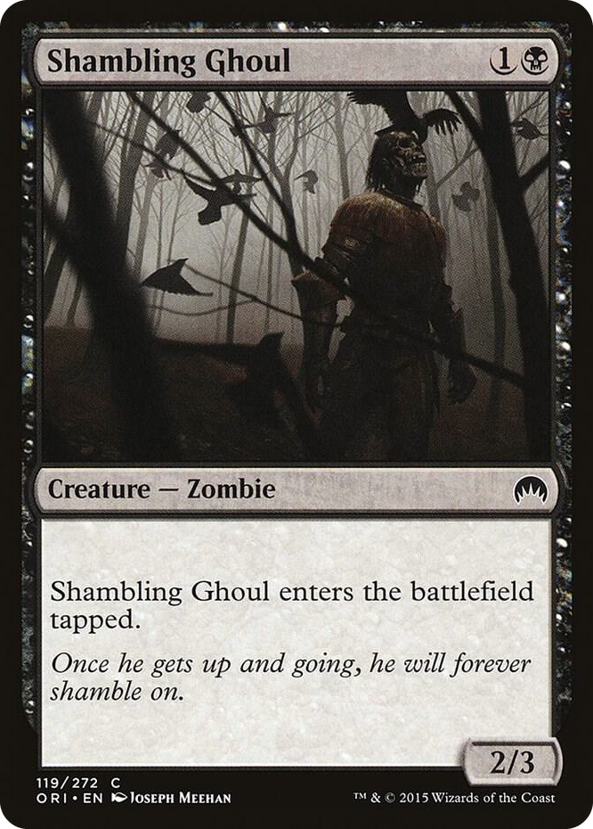 0119 Shambling Ghoul C Magic Origins