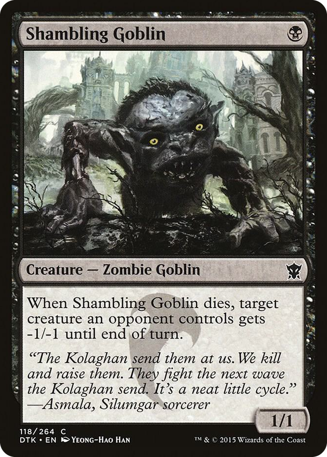 0118 Shambling Goblin C Dragons of Tarkir