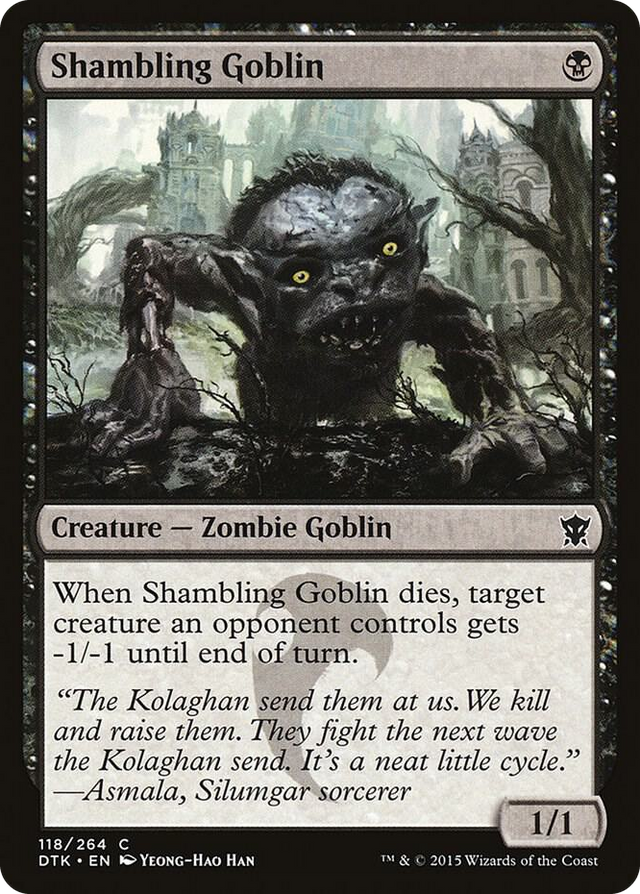 0118 Shambling Goblin C Dragons of Tarkir