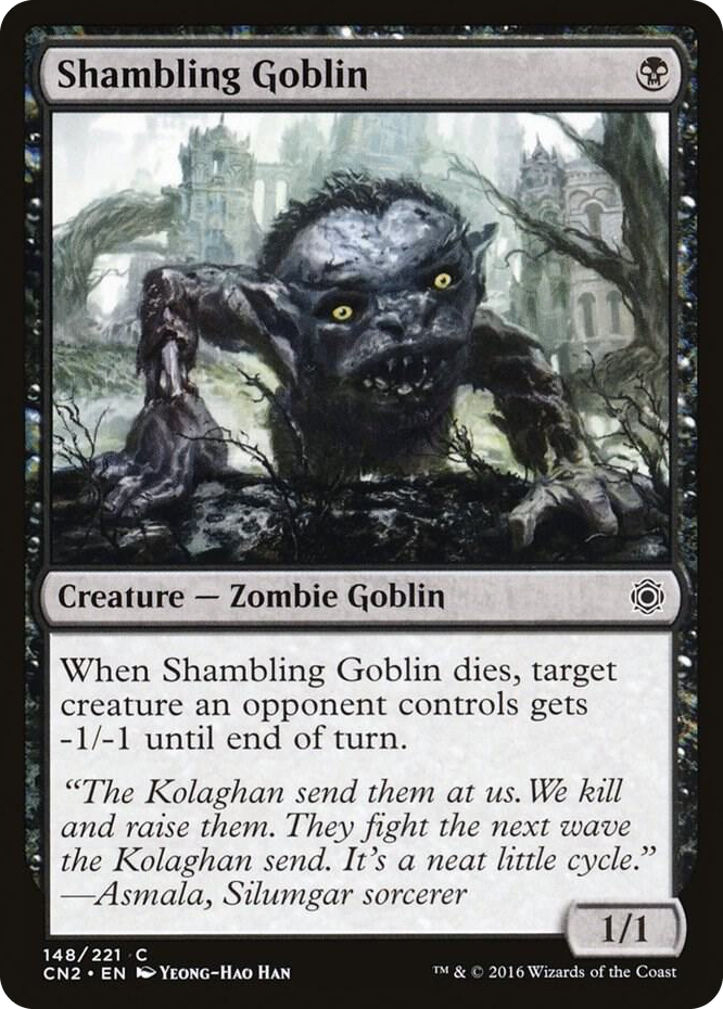 Shambling Goblin #148 C - Conspiracy: Take the Crown Pokemon card