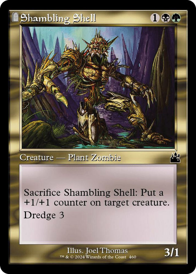 0460 Shambling Shell (Retro Frame) C Ravnica Remastered