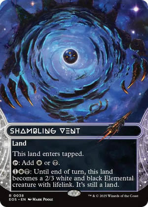 0038 Shambling Vent (0038) (Borderless) R Edge of Eternities: Stellar Sights