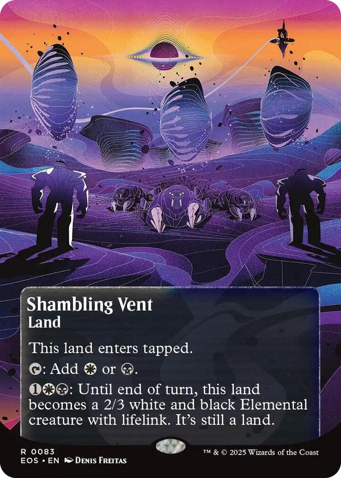 Shambling Vent (0083) (Borderless) #83 R - Edge of Eternities: Stellar Sights Pokemon card
