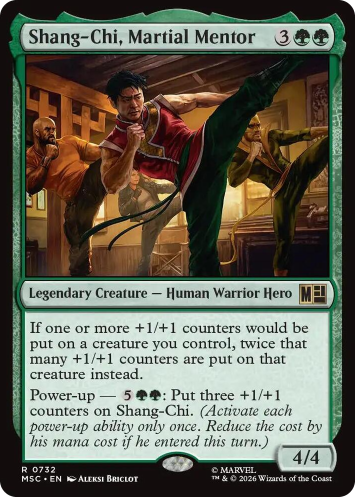 0732 Shang-Chi, Martial Mentor R Commander: Marvel Super Heroes