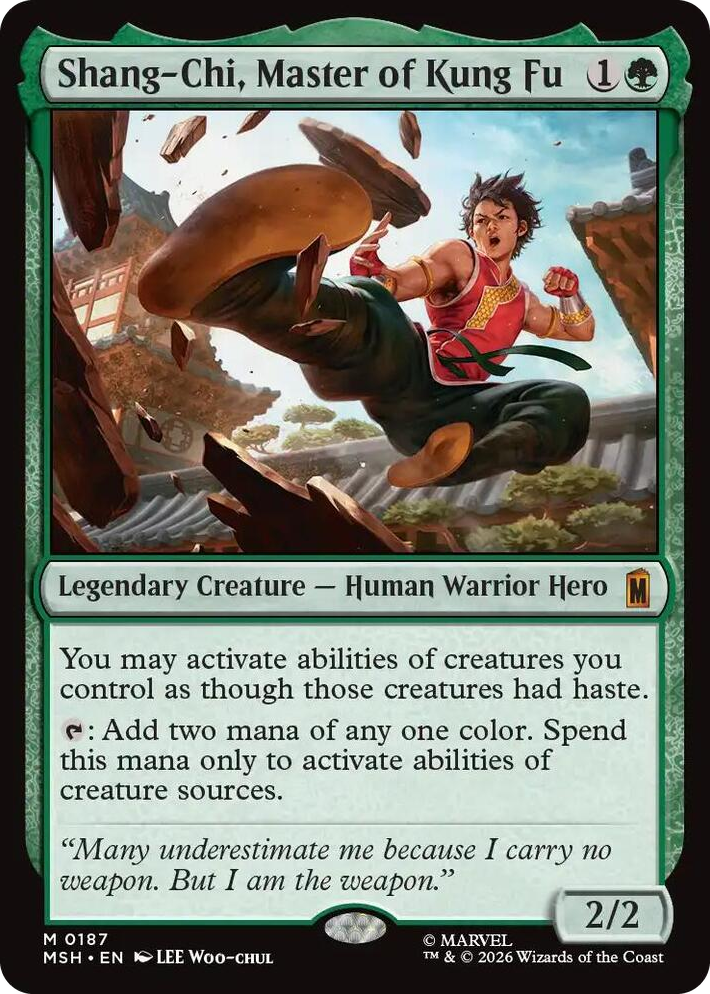 0187 Shang-Chi, Master of Kung Fu M Marvel Super Heroes