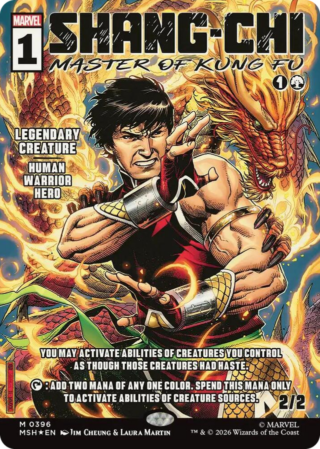 0396 Shang-Chi, Master of Kung Fu (Borderless) (0396) M Marvel Super Heroes