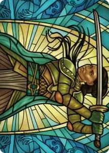 0077 Shanna, Purifying Blade Art Card (77/81) S Art Series: Dominaria United