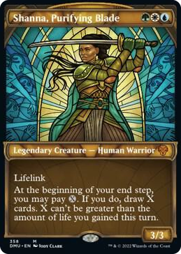 0358 Shanna, Purifying Blade (Textured Foil) M Dominaria United