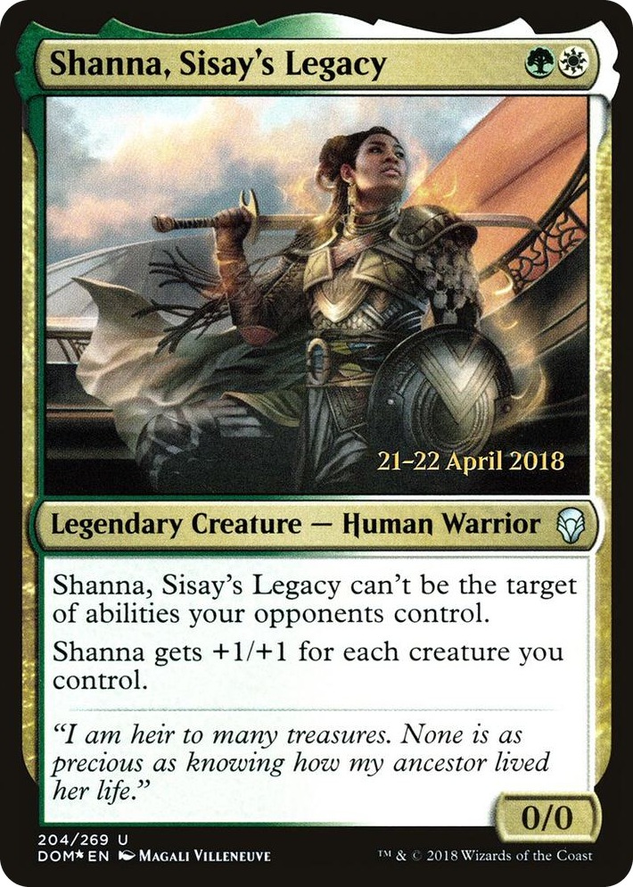 0204 Shanna, Sisay's Legacy U Prerelease Cards