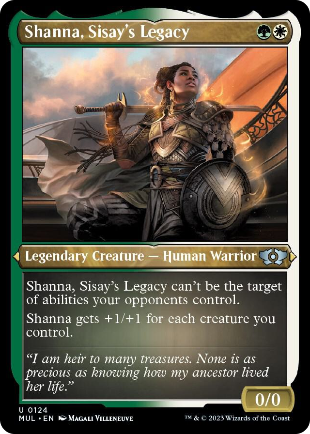 Shanna, Sisay's Legacy (Foil Etched) #124 U - March of the Machine: Multiverse Legends Pokemon card