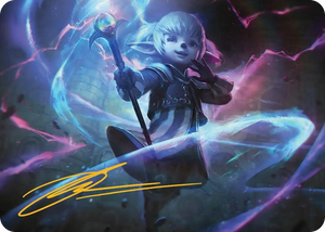 0016 Shantotto, Tactician Magician Art Card (Gold-Stamped Signature) S Art Series: FINAL FANTASY