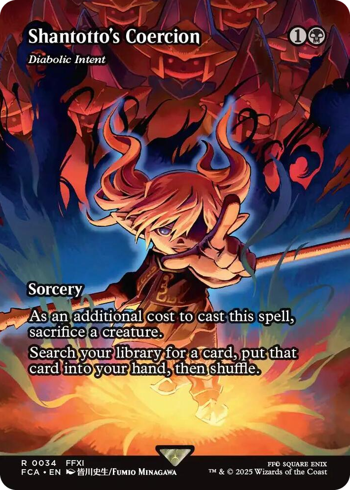 0034 Shantotto's Coercion - Diabolic Intent (Showcase) R FINAL FANTASY: Through the Ages