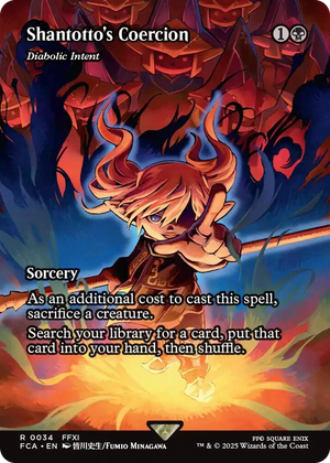 0034 Shantotto's Coercion - Diabolic Intent (Showcase) R FINAL FANTASY: Through the Ages