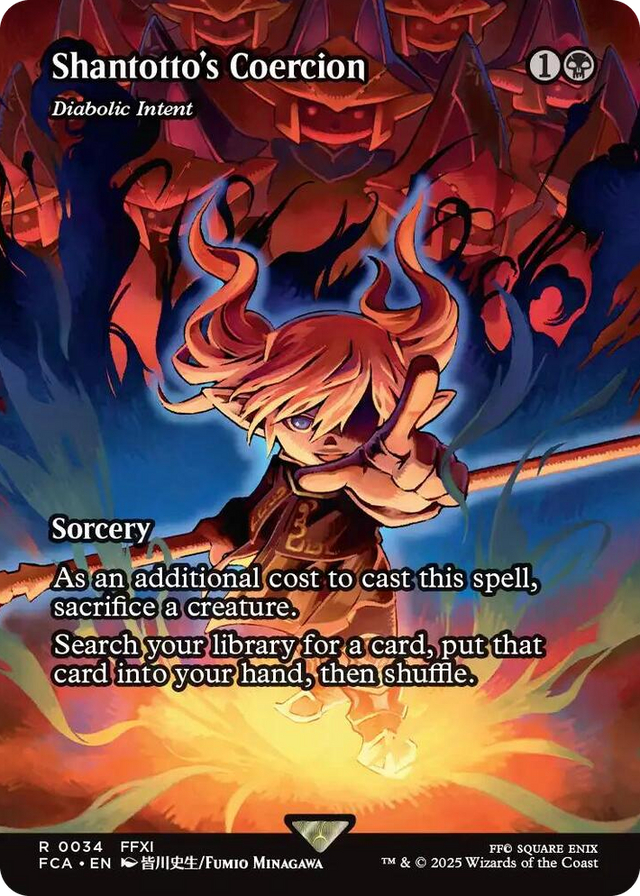 0034 Shantotto's Coercion - Diabolic Intent (Showcase) R FINAL FANTASY: Through the Ages
