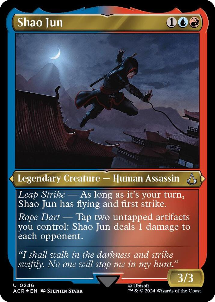 0246 Shao Jun (Foil Etched) U Universes Beyond: Assassin's Creed