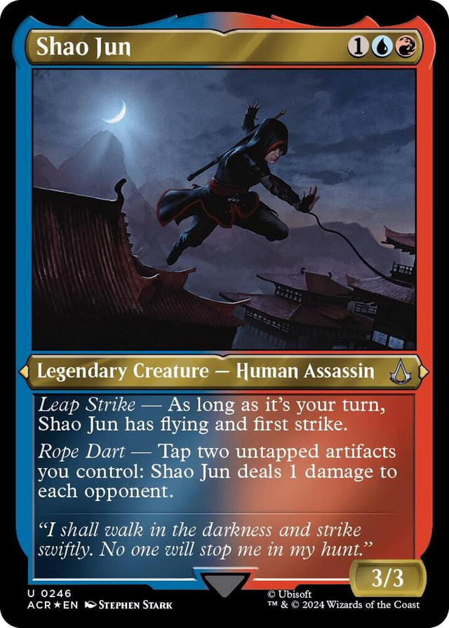 0246 Shao Jun (Foil Etched) U Universes Beyond: Assassin's Creed