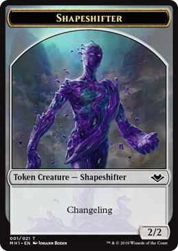0001 Shapeshifter // Bear Double-Sided Token T Modern Horizons