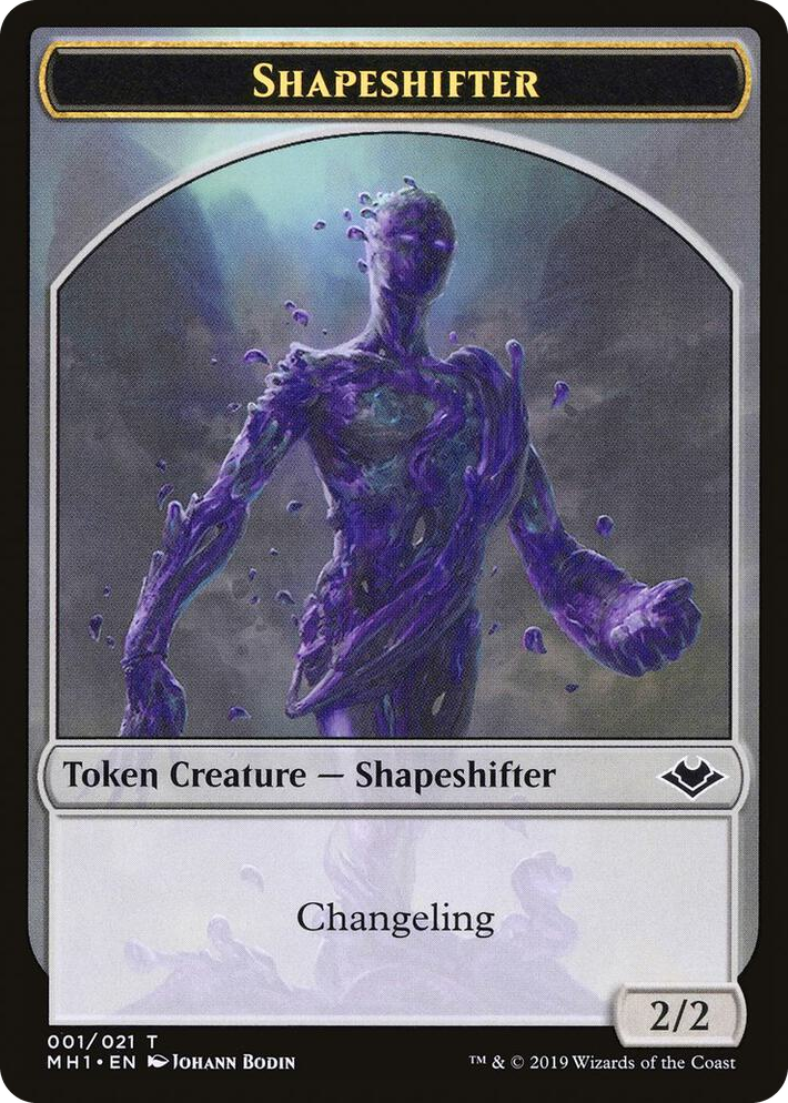 0001 Shapeshifter // Myr Double-Sided Token T Modern Horizons