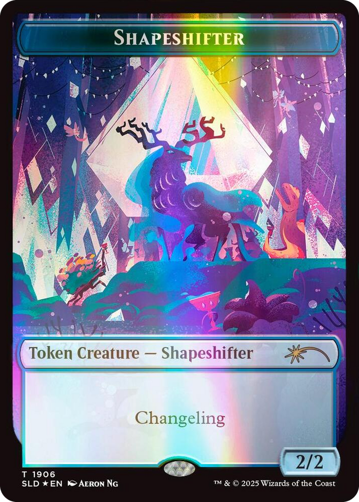 Shapeshifter Token (1906) (Double Rainbow Foil) #1906 T - Secret Lair Drop Series Pokemon card