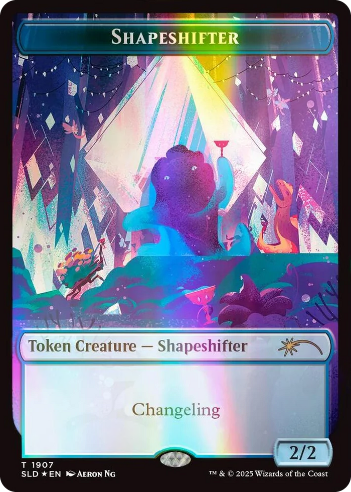 1907 Shapeshifter Token (1907) (Double Rainbow Foil) T Secret Lair Drop Series