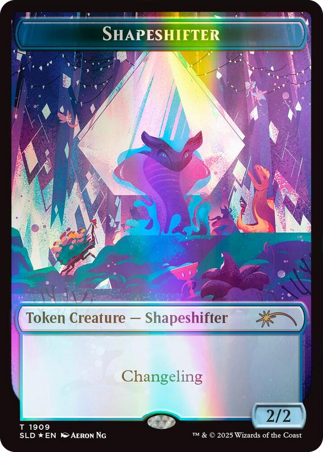 1909 Shapeshifter Token (1909) (Double Rainbow Foil) T Secret Lair Drop Series