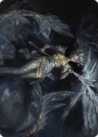 0032 Sharae of Numbing Depths Art Card S Art Series: Wilds of Eldraine