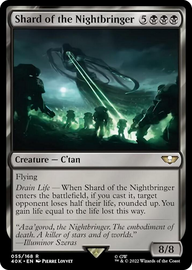 0055 Shard of the Nightbringer (Surge Foil) R Universes Beyond: Warhammer 40,000