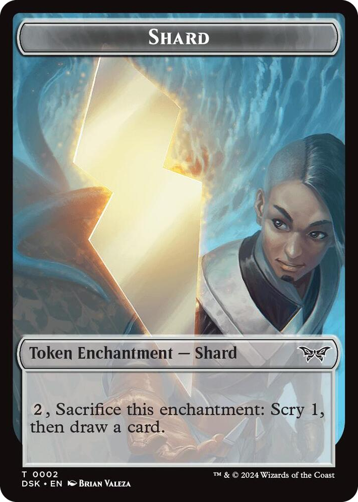 0002 Shard Token T Duskmourn: House of Horror