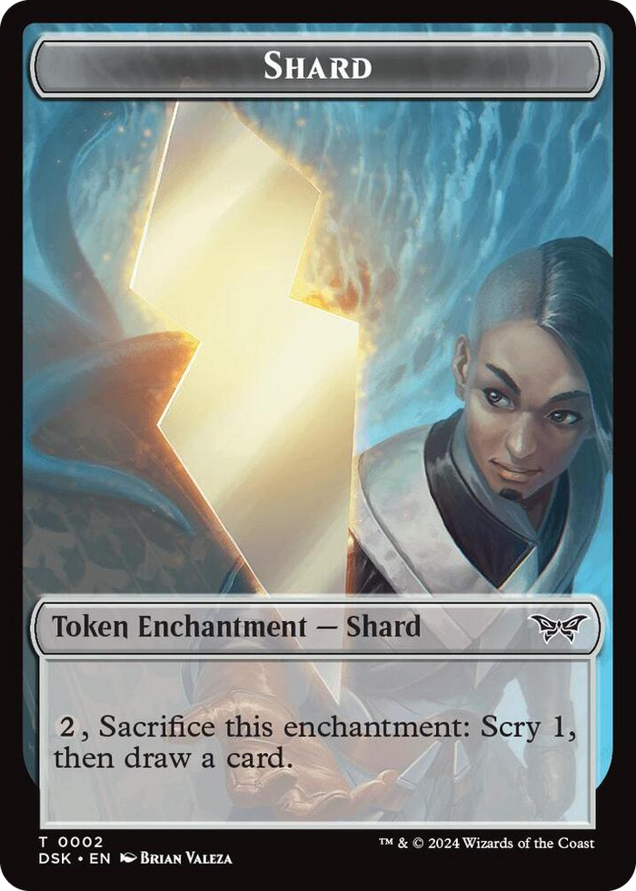 0002 Shard Token T Duskmourn: House of Horror
