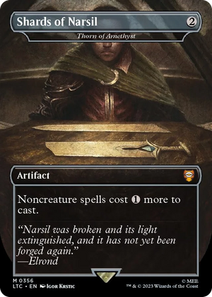 0356 Shards of Narsil - Thorn of Amethyst (Borderless) M Commander: The Lord of the Rings: Tales of Middle-earth