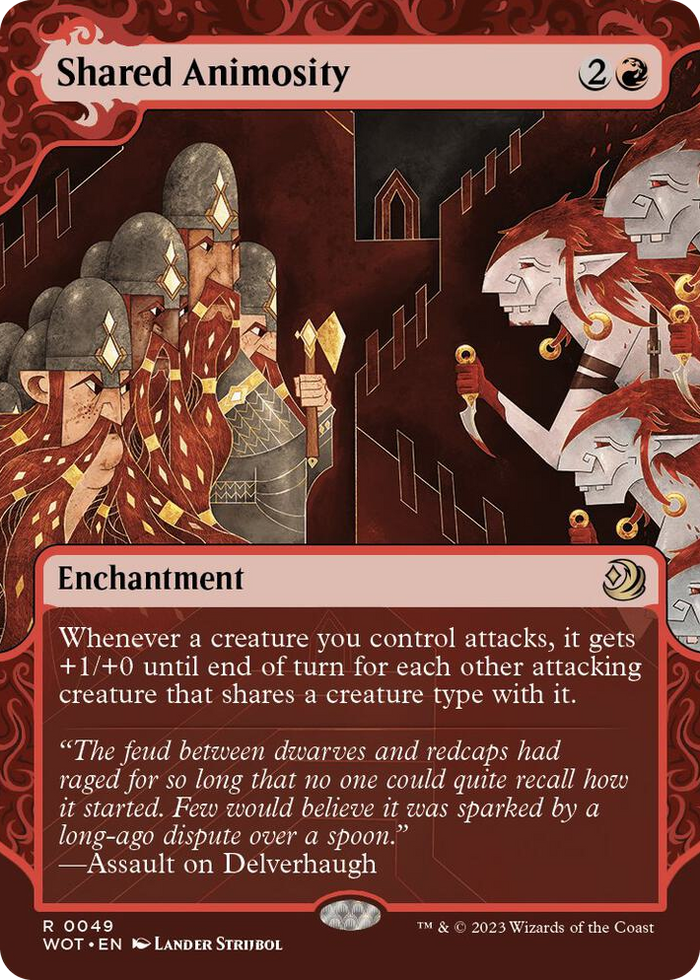 Shared Animosity #49 R - Wilds of Eldraine: Enchanting Tales Pokemon card