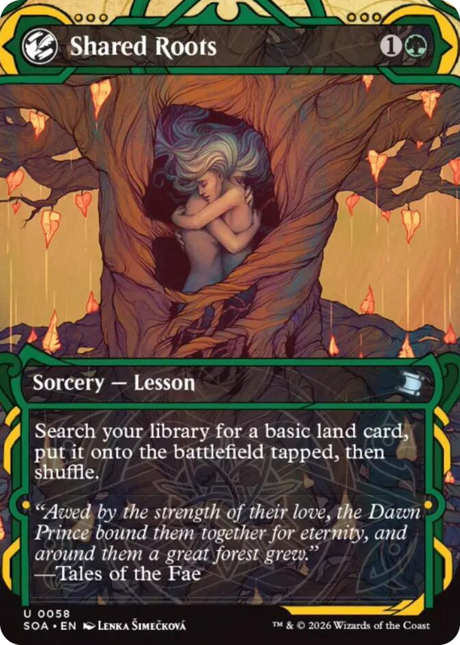 Shared Roots #58 U - Secrets of Strixhaven: Mystical Archive Pokemon card