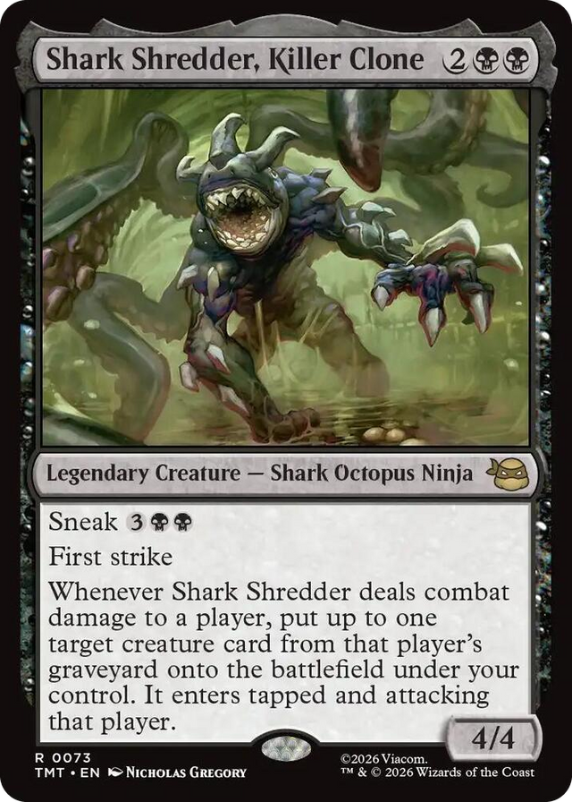 0073 Shark Shredder, Killer Clone R Teenage Mutant Ninja Turtles