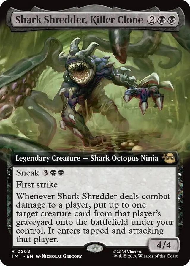 0268 Shark Shredder, Killer Clone (Extended Art) R Teenage Mutant Ninja Turtles