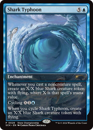 0028 Shark Typhoon P Game Day & Store Championship Promos