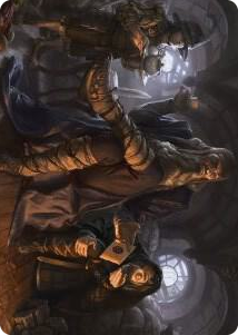 0022 Sharkey, Tyrant of the Shire Art Card S Art Series: Universes Beyond: The Lord of the Rings: Tales of Middle-earth